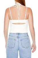 Strappy Combo Cutout Crop Top