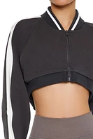 Active Varsity Cropped Jacket