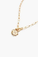 Round Charm Toggle Necklace