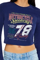 Motorcycle Speedway Crop Top