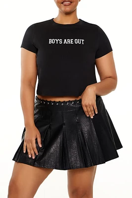 Plus Boys Are Out Baby Tee