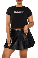 Plus Boys Are Out Baby Tee