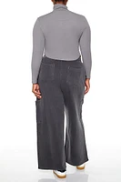 Plus Mid-Rise Cargo Sweatpants