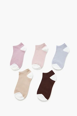 Colorblock Ankle Sock Set - 5 pack