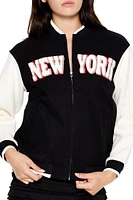 New York Patch Bomber Jacket