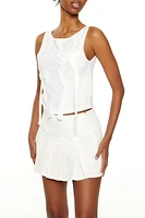 Bow Cropped Tank Top