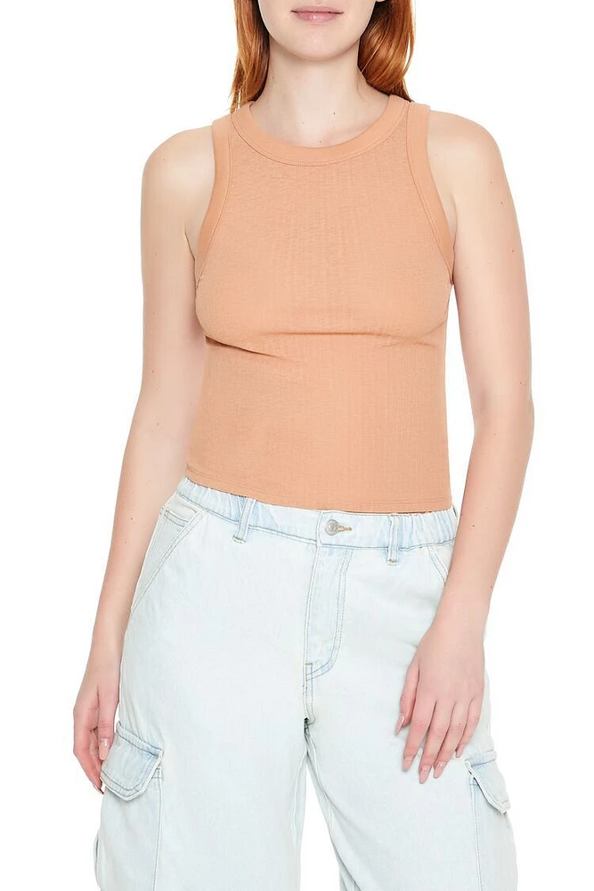 Ribbed Scoop Tank Top