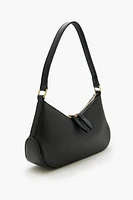 Faux Leather Shoulder Bag