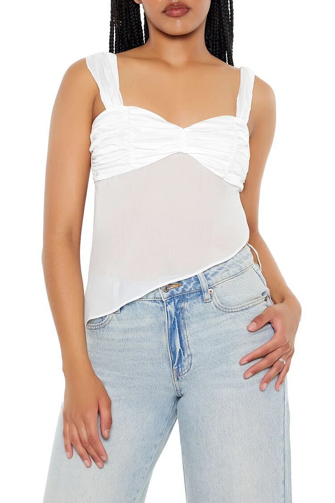 Sweetheart Asymmetrical Top