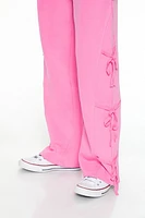 Bow Straight Sweatpants