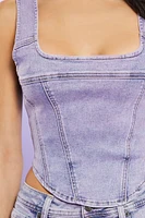 Denim Crop Top