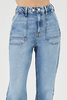 High-Rise Straight Jeans