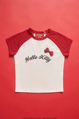 Girls Hello Kitty Raglan Tee (Kids)