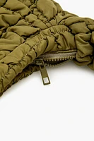 Quilted Nylon Tote Bag