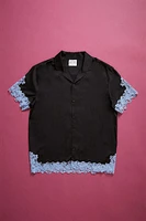 Unisex Betsey Johnson Lace-Trim Shirt