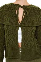 Foldover Cardigan Sweater