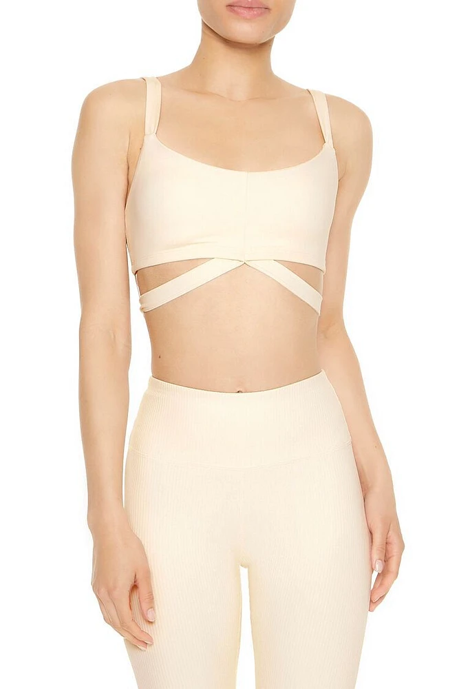 Strappy Longline Sports Bra