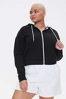 Plus French Terry Zip-Up Hoodie