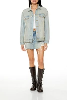 Stone Wash Denim Trucker Jacket