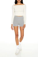Seamless Boat-Neck Top