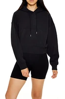 Fleece Drawstring Hoodie