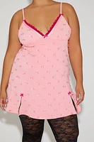 Plus Betsey Johnson Bow Mini Dress
