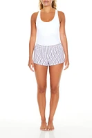 Pinstriped Pajama Shorts