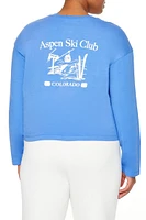 Plus Aspen Ski Club Henley Tee