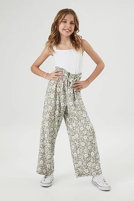 Girls Floral Print Jumpsuit (Kids)