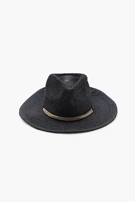 Beaded Straw Fedora