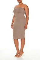 Plus Tube Midi Dress
