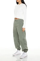 Seamed High-Rise Joggers