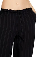 Drawstring Wide-Leg Pants