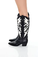 Two-Tone Cowboy Boots