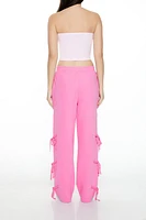 Bow Straight Sweatpants