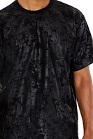Textured Crew Neck Tee