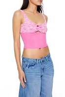 Cutout Bow Crop Top