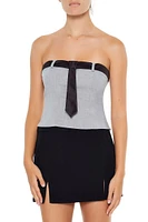 Necktie Tube Crop Top