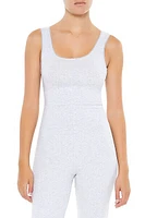 Sleeveless Flare-Leg Jumpsuit