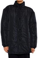 Quilted Longline Puffer Jacket