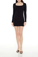 Ribbed Knit Bodycon Mini Dress