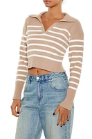 Striped Cropped Sweater