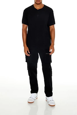 Slim-Fit Mid-Rise Cargo Joggers