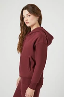 Drop-Sleeve Fleece Hoodie