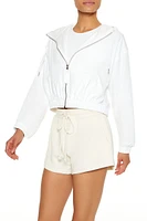 Active Hooded Zip-Up Jacket