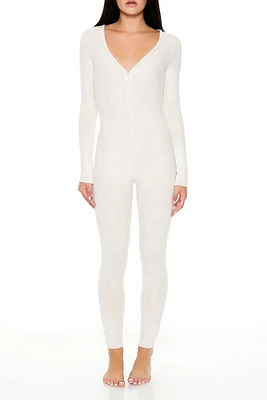 Long-Sleeve Pajama Jumpsuit