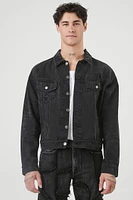 Distressed Denim Trucker Jacket