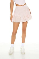 Active Tiered Mesh Skort