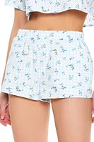 Gingham Floral Boxer Shorts