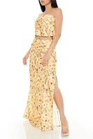 Ditsy Floral Top & Maxi Skirt Set